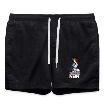 Avant que vous ne demandiez : Berger australien Aussie Aussie - Short de bain - noir - Devant - AI Model Male 185 light (185cm)