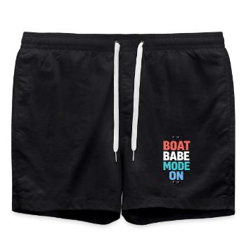 Les poils de mer s’en fichent - Short de bain - noir - Devant - AI Model Male 185 light (185cm)
