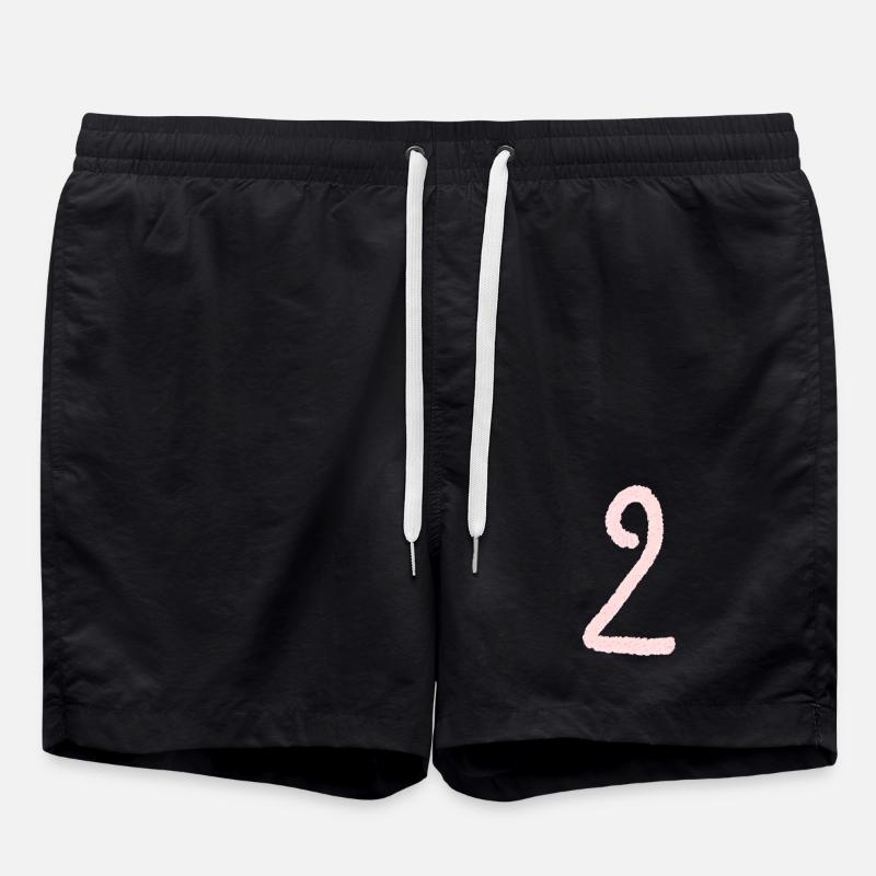 Chiffre 2 - Short de bain - noir