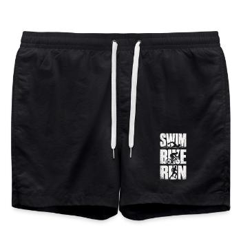 Swim Bike Run Triathlon - Short de bain - noir - Devant - AI Model Male 185 light (185cm)