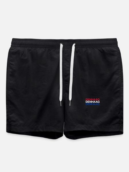 DEN HAAG Netherlands Niederlande Flagge - Badeshorts - Schwarz