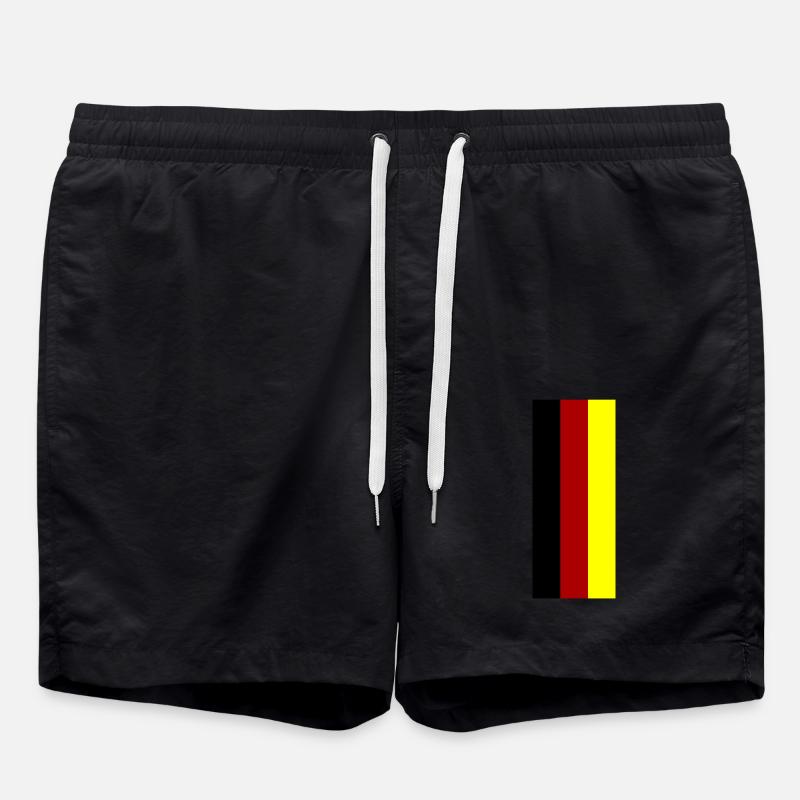 Germany Flag Accessories - Swim Trunks - black