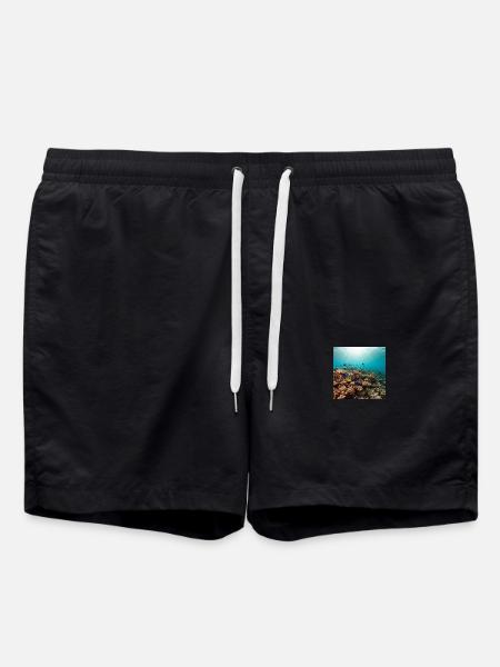 Coral reef - Swim Trunks - black