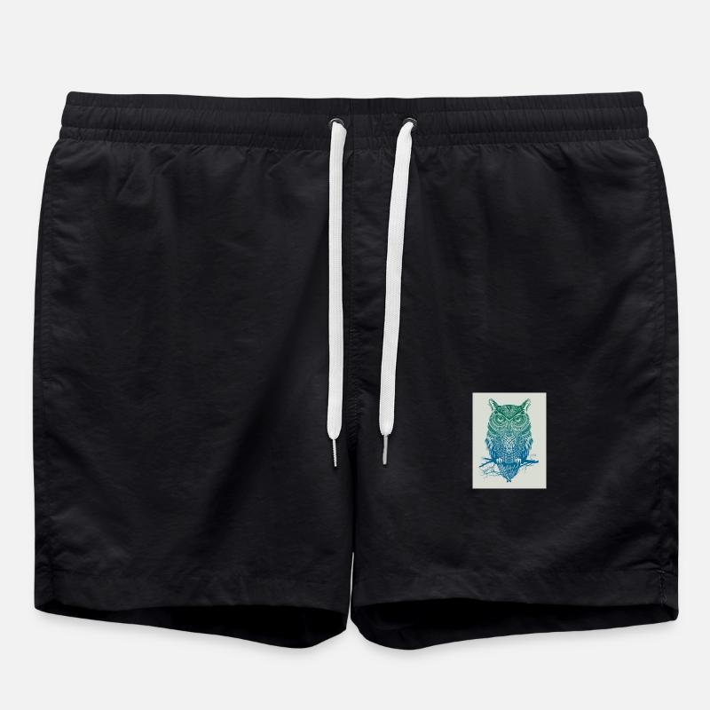 GoVoR_EULE - Badeshorts - Schwarz
