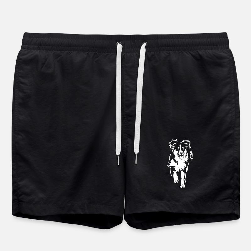 Australian Shepherd "Black Edition" - Swim Trunks - black