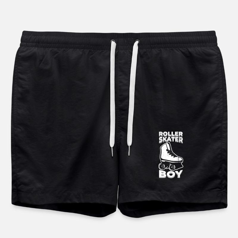 Roller Skater Junge - Badeshorts - Schwarz