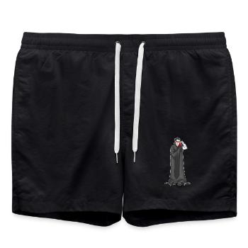 Vampir Halloween Sonnenbrille - Badeshorts - Schwarz - Vorne - AI Model Male 185 light (185cm)