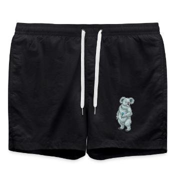 Koala Dart Dartpfeil - Swim Trunks - black - Front - AI Model Male 185 light (185cm)