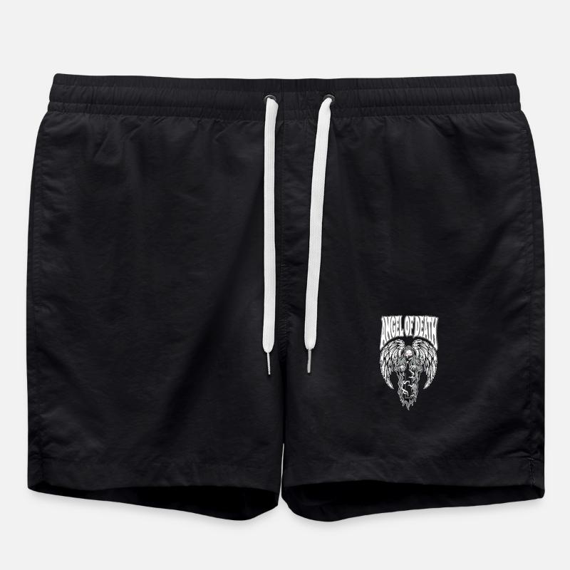 Dödsängelns gotiska emblem - Badshorts - svart