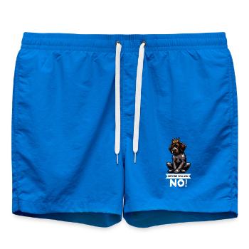 Before You Ask Deutsch Drahthaar Drahthaarhalter - Badeshorts - Cobalt blue - Vorne