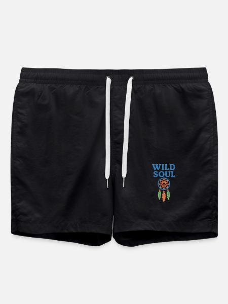 Wild Soul Dreamcatcher - Swim Trunks - black