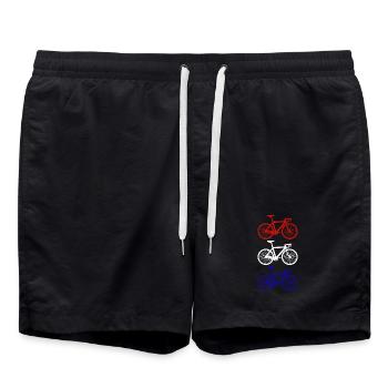 Cycling Cycling Netherlands - Swim Trunks - black - Front - AI Model Male 185 light (185cm)