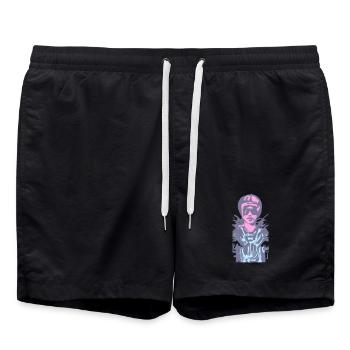 bikerlady - Swim Trunks - black - Front - AI Model Male 185 light (185cm)