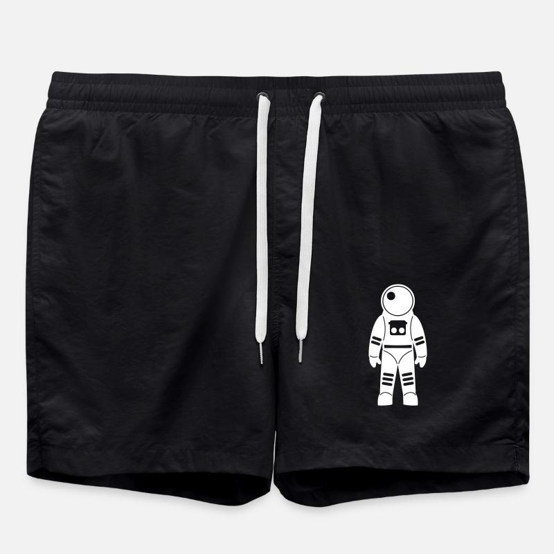 Astronaut Icon - Badeshorts - Schwarz
