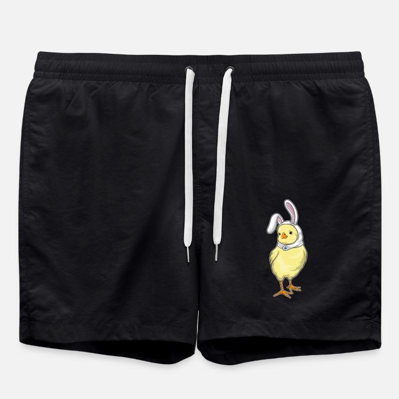 Chick Bunny Pâques - Short de bain - noir