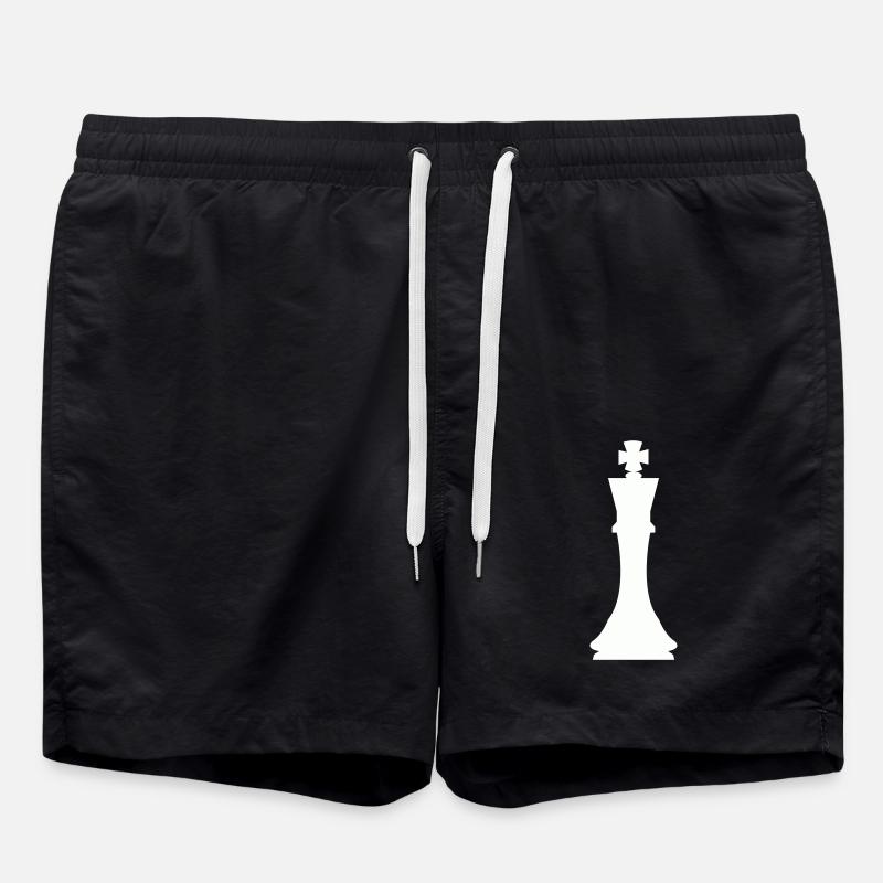 Pièce d’échecs roi - Short de bain - noir