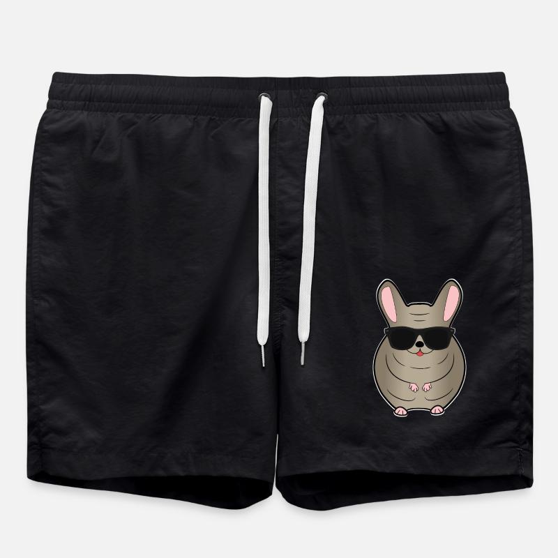 Chinchilla - Badeshorts - Schwarz