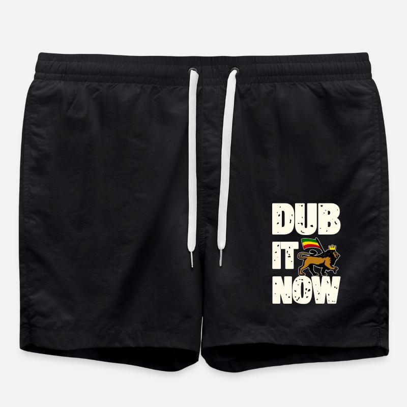 Dub It Now Lion - Badeshorts - Schwarz