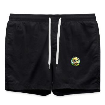 Abeille Cartoon 5 - Short de bain - noir - Devant - AI Model Male 185 light (185cm)