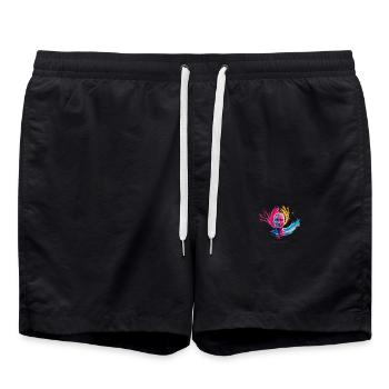 Evolve or Repeat - Badeshorts - Schwarz - Vorne - AI Model Male 185 light (185cm)