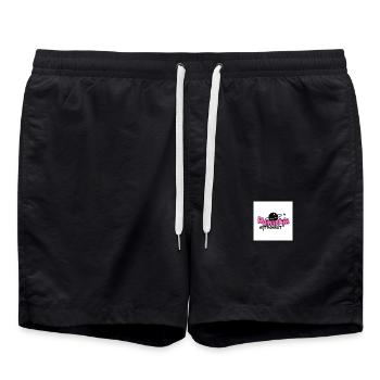 Romance Astronaute - Short de bain - noir - Devant - AI Model Male 185 light (185cm)