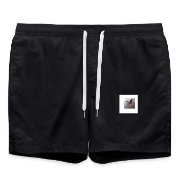 Natürlich - Badeshorts - Schwarz - Vorne - AI Model Male 185 light (185cm)