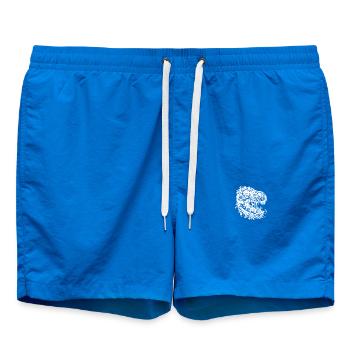 Dinosaure Crâne Squelette Dino Fleurs Tattoo - Short de bain - cobalt blue - Devant