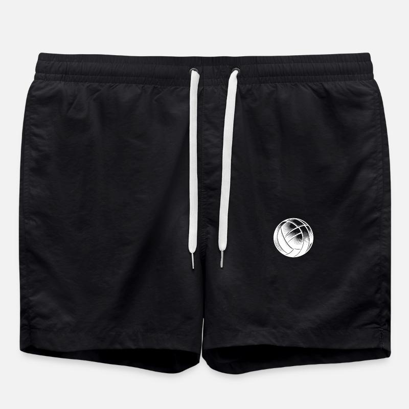 Conception de volley-ball - Short de bain - noir