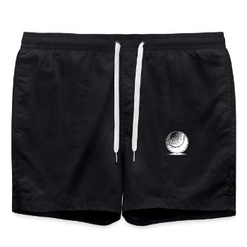 Balle de tennis pour joueurs et entraîneurs de tennis - Short de bain - noir - Devant - AI Model Male 185 light (185cm)