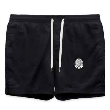 Old Dreamcatcher Cult Object Feather Style - Swim Trunks - black - Front - AI Model Male 185 light (185cm)