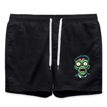 Zombie - Swim Trunks - black - Front - AI Model Male 185 light (185cm)
