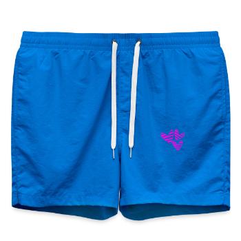 HERZ. HERZ. VALENTINSTAG. LIEBE. LIEBE. PAAR. - Badeshorts - Cobalt blue - Vorne