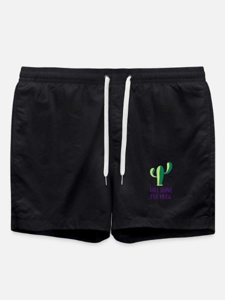 Cactus - Shave - Swim Trunks - black