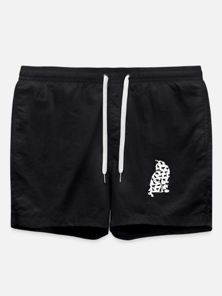 Cat Cat Cat Cat Cat Cat Pussy - Swim Trunks - black