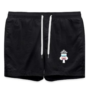 Casse-Noisette Motivation Héros Citations Cool Dictons - Short de bain - noir - Devant - AI Model Male 185 light (185cm)