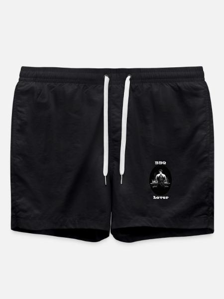 BBQ Lover blanc - Short de bain - noir