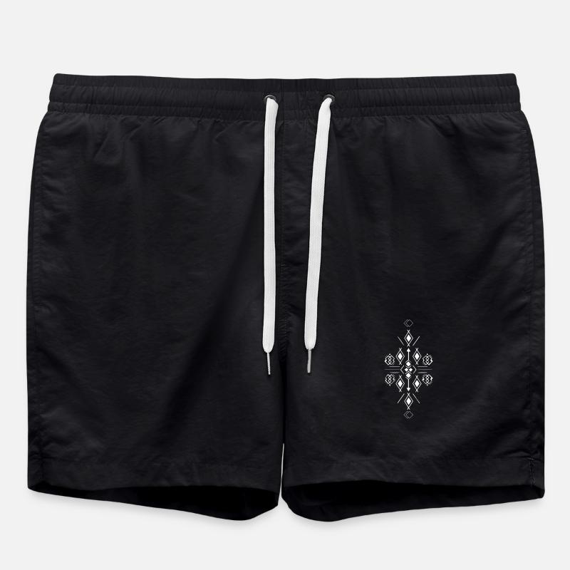 Berber symbol - Swim Trunks - black