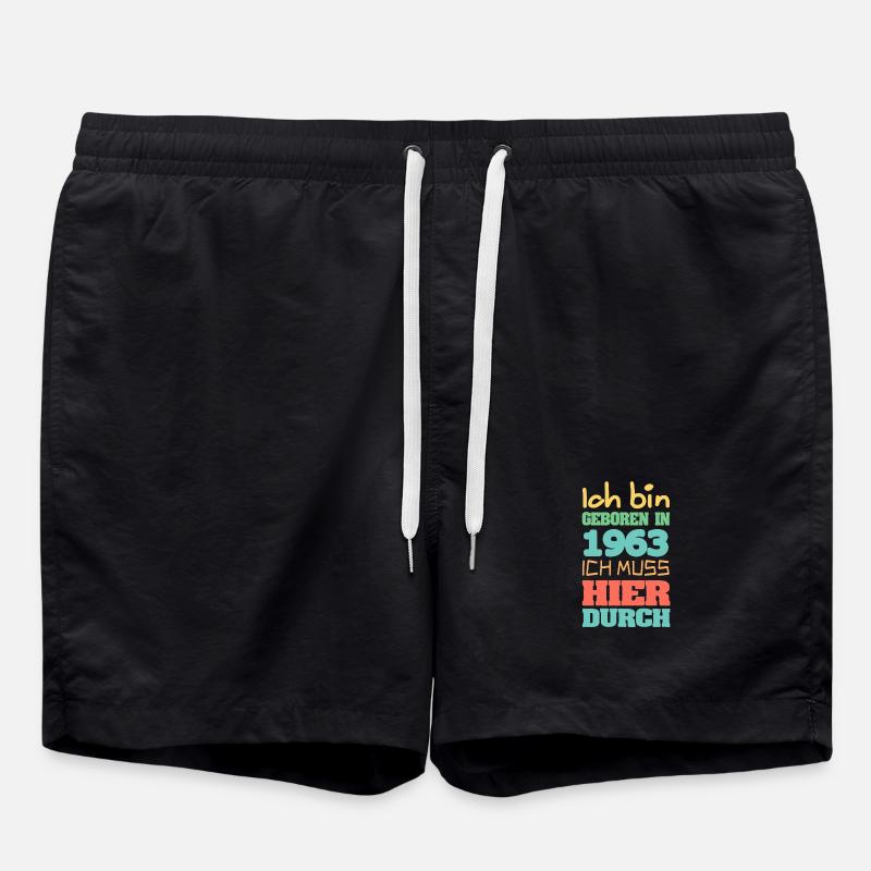 1963 - Swim Trunks - black