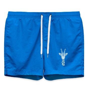 Girafe ornée – motif bohème détaillé - Short de bain - cobalt blue - Devant