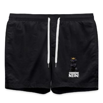 Before you ask: No Labrador Labrador owner - Swim Trunks - black - Front - AI Model Male 185 light (185cm)