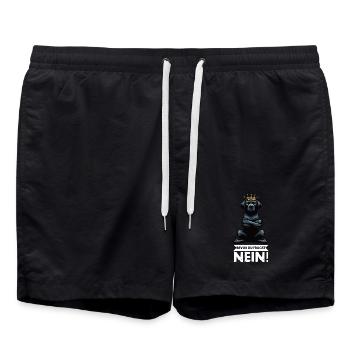 Before you ask: No Labrador Labrador owner - Swim Trunks - black - Front - AI Model Male 185 light (185cm)