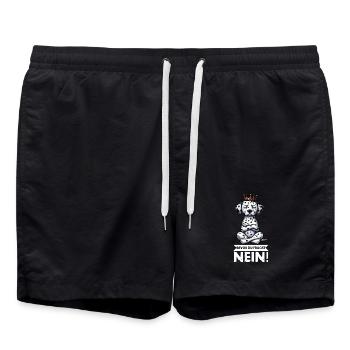 Before you ask No Dalmatian Dalmatian Dalmatian Keeper - Swim Trunks - black - Front - AI Model Male 185 light (185cm)