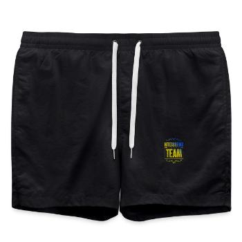 Kitesurfing Crew - Badeshorts - Schwarz - Vorne - AI Model Male 185 light (185cm)