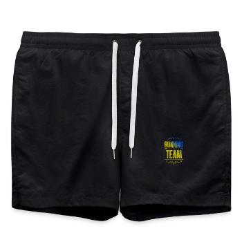 Équipe de course - Short de bain - noir - Devant - AI Model Male 185 light (185cm)