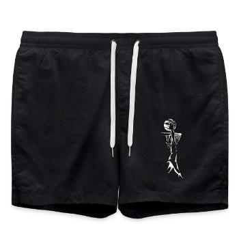 Basket-ball - Short de bain - noir - Devant - AI Model Male 185 light (185cm)