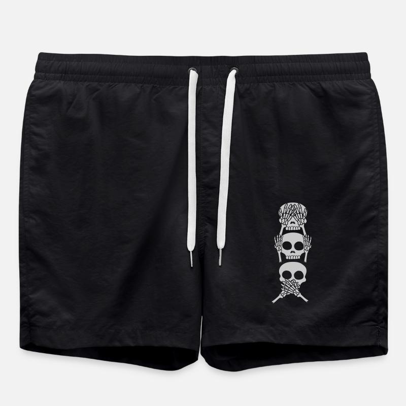 n’entendez rien parler - Short de bain - noir