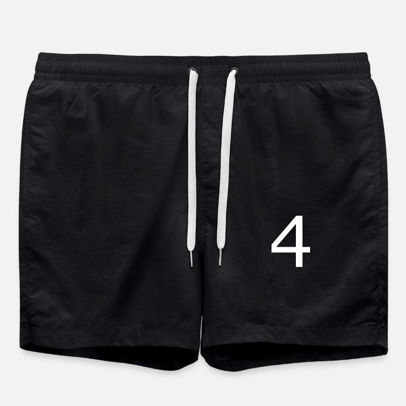 4 - Short de bain - noir