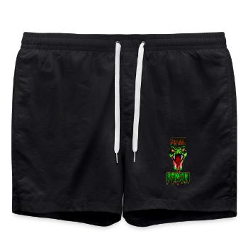 poison (poison) - Short de bain - noir - Devant - AI Model Male 185 light (185cm)