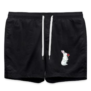 Bunny Rose - Short de bain - noir - Devant - AI Model Male 185 light (185cm)