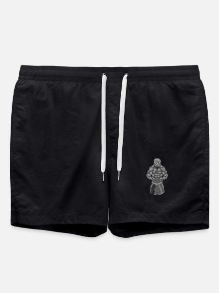 Chess piece pawn chess - Swim Trunks - black